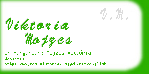 viktoria mojzes business card